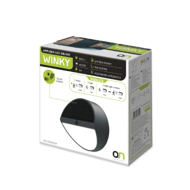 Ηλιακό Φωτιστικό LED GBC Winky 23.8760.05 5W – PIR 8m/120°, IP54 & 4000K Φυσικό Λευκό