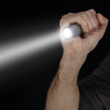 REXER RX6011 Aluminium LED Flashlight – 5 LEDs, 22lm & 95mm Compact Size