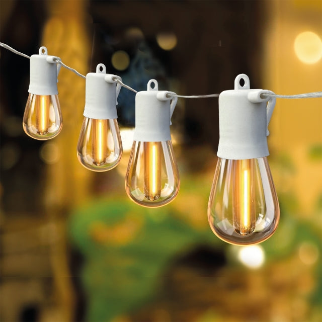 GBC Εξωτερικά LED Φωτάκια Festoon 4.5m 2700K Λευκό — GBC