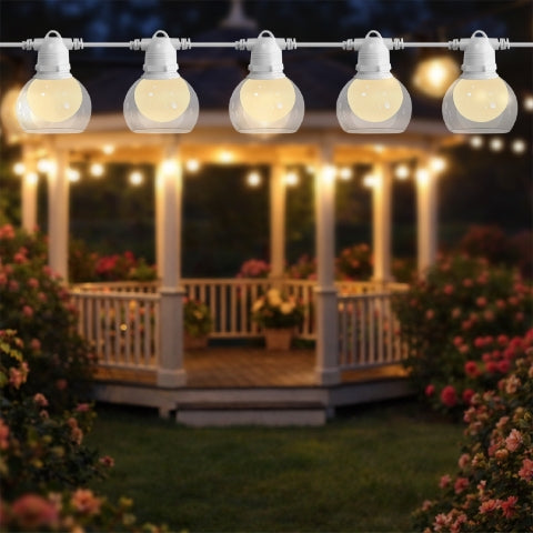 GBC Εξωτερικά LED Φωτάκια Festoon 10 Λαμπτήρων IP44 — GBC