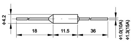 Θερμική Ασφάλεια TPEL TH99 HOL 250V 10A 99°C – Μη Επανατάξιμη, Συσκευασία 2 τεμ.