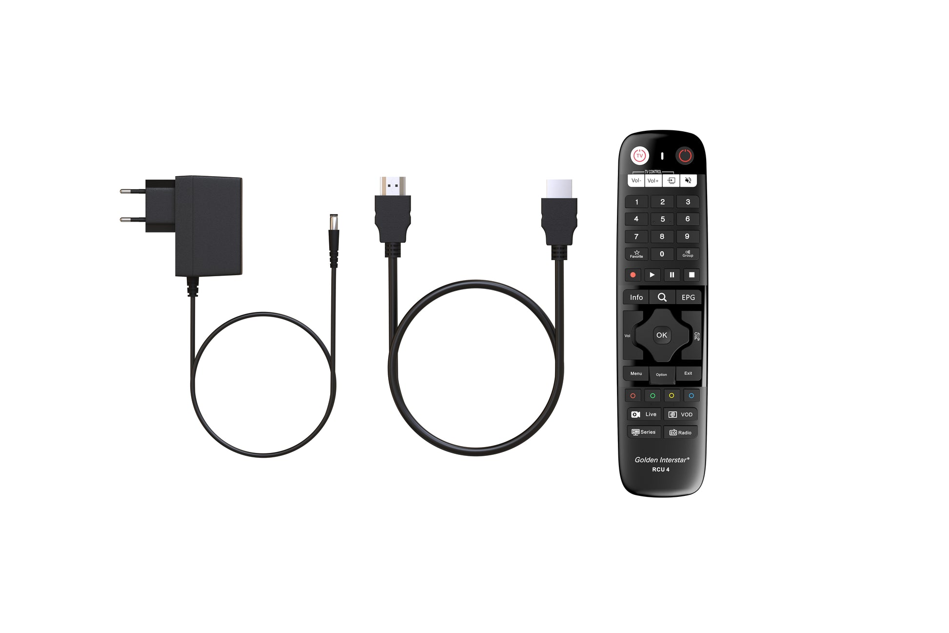 Golden Interstar X4 – 4K IPTV Box Linux, H.265, 1GB/8GB, Dual-Band Wi-Fi