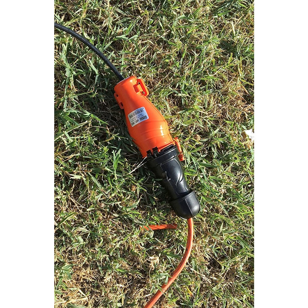Powershell Schuko Waterproof Connector 16A IP65/IP67 – 2P+E, ABS Shell & Tool-Free Snap