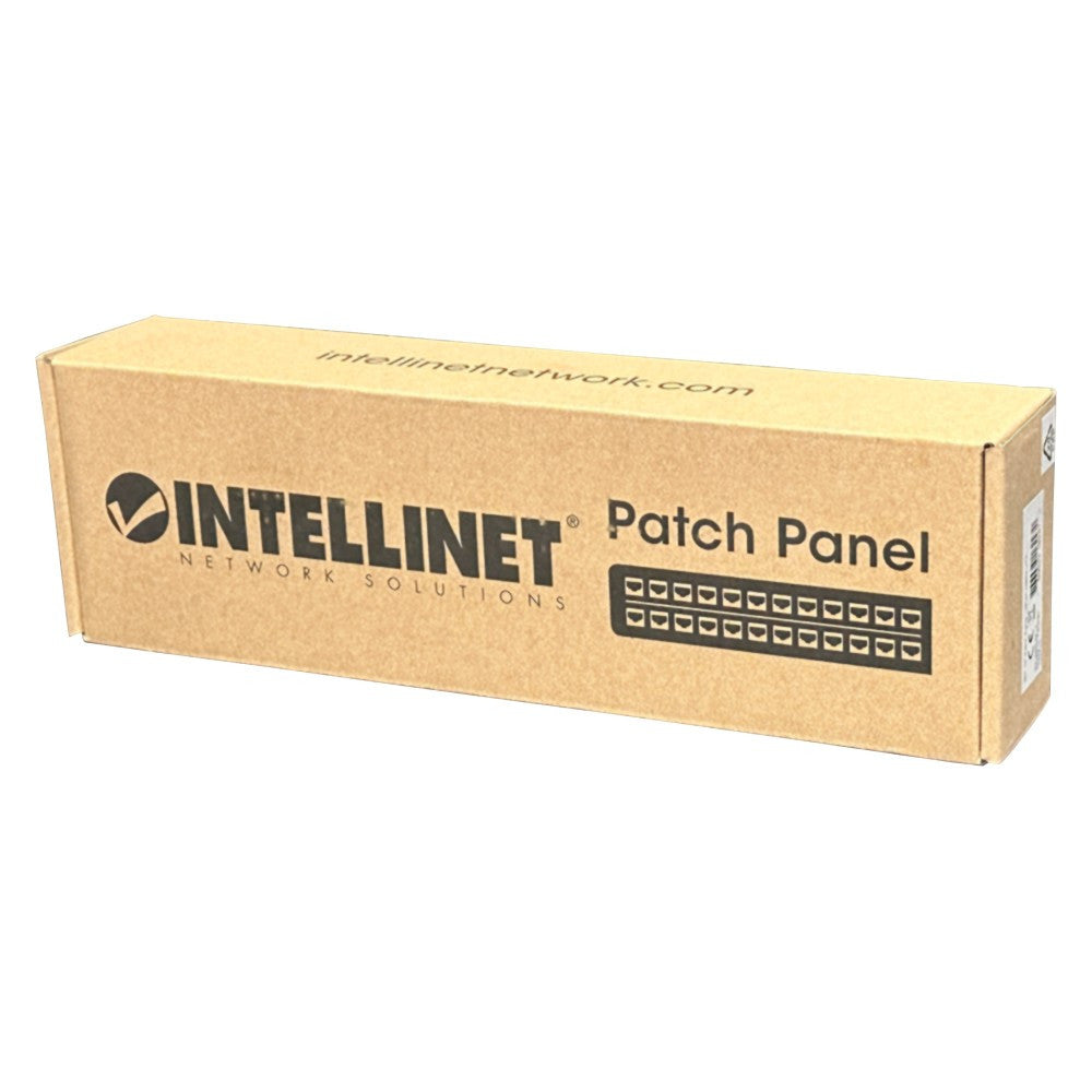 Intellinet I-PP 12-RU-C6 - Patch Panel 12 Ports Cat.6 UTP Wall Mount