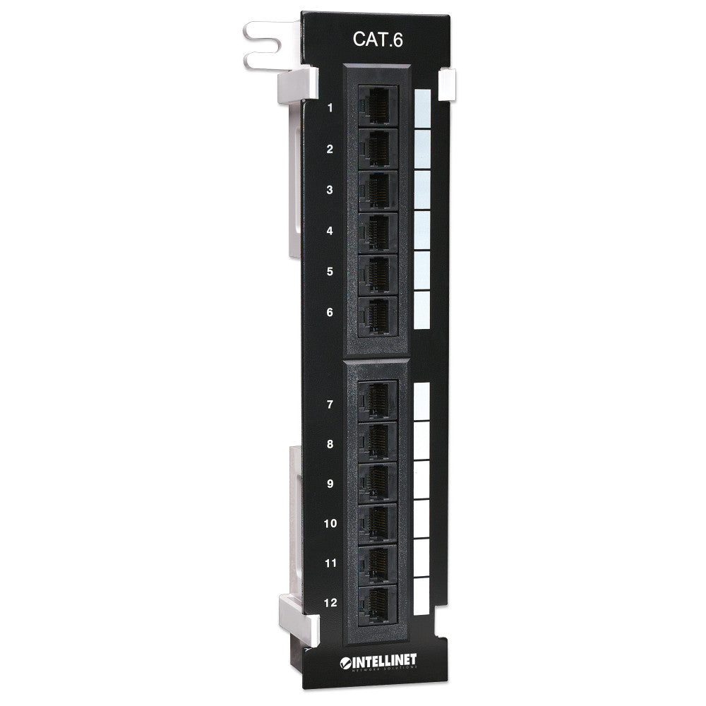 Intellinet I-PP 12-RU-C6 - Patch Panel 12 Ports Cat.6 UTP Wall Mount