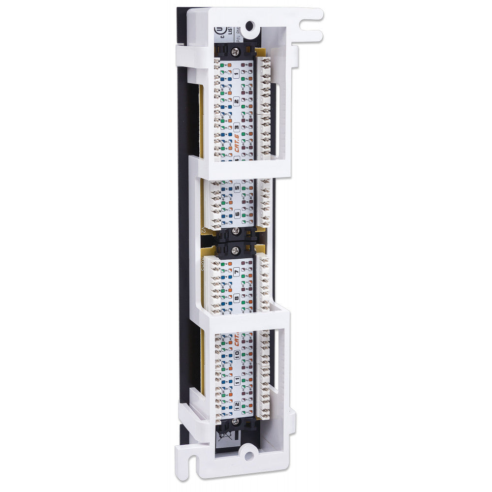 Intellinet I-PP 12-RU-C6 - Patch Panel 12 Ports Cat.6 UTP Wall Mount