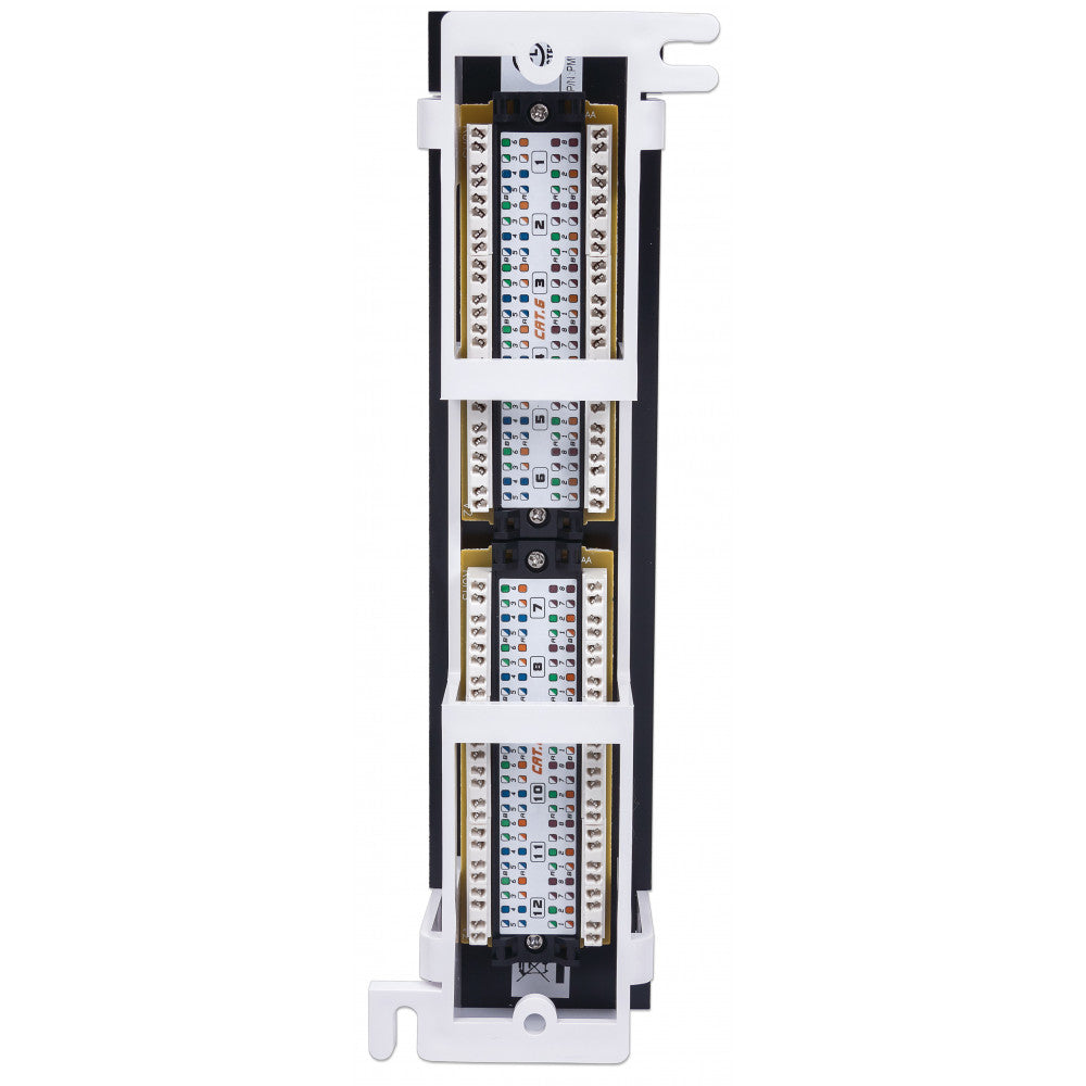 Intellinet I-PP 12-RU-C6 - Patch Panel 12 Ports Cat.6 UTP Wall Mount