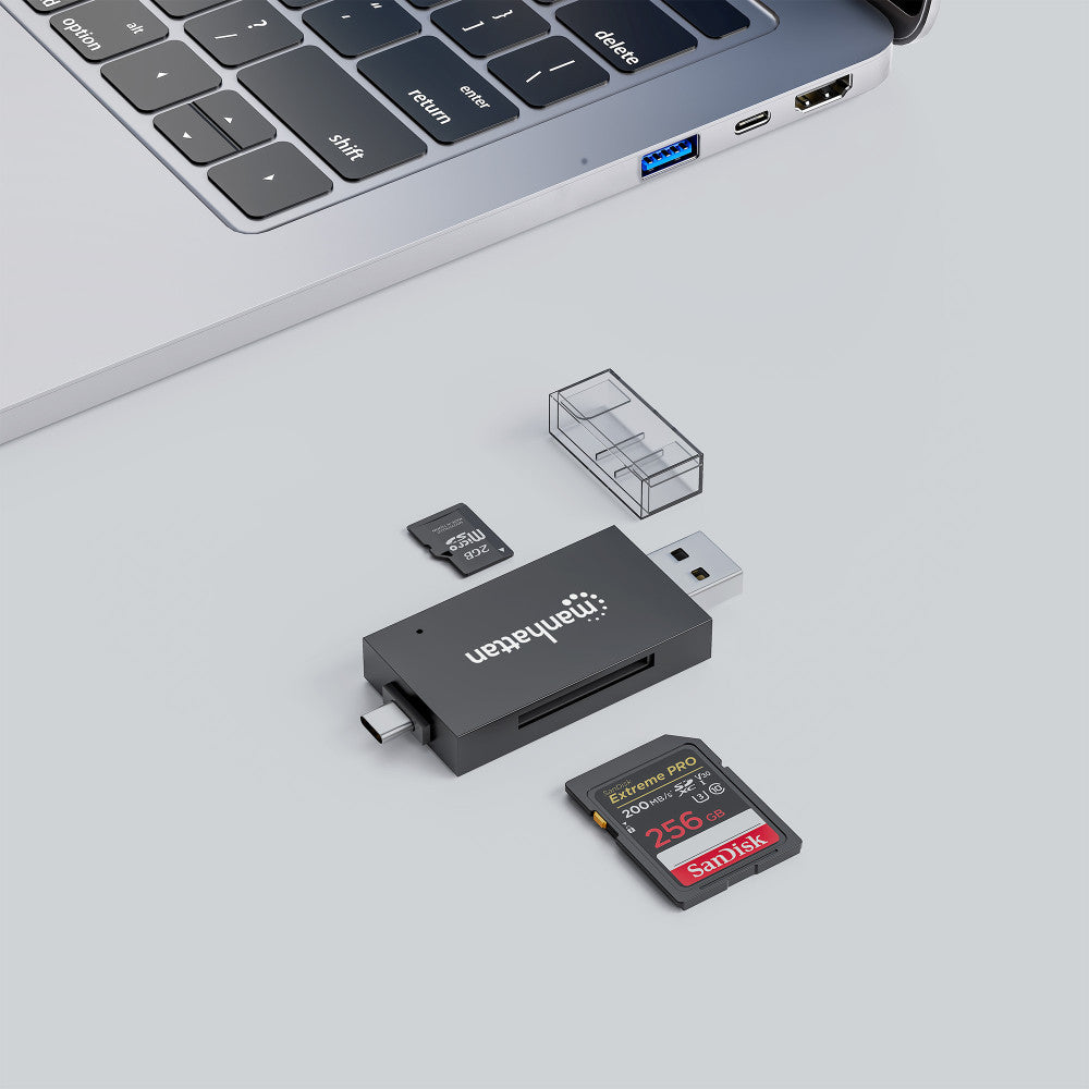 Manhattan IUSB-CARD-735 USB 3.0 Card Reader — Manhattan