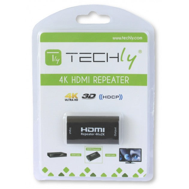 Techly IDATA HDMI2-RIP4KT HDMI 2.0 Extender Repeater 4K - view 2
