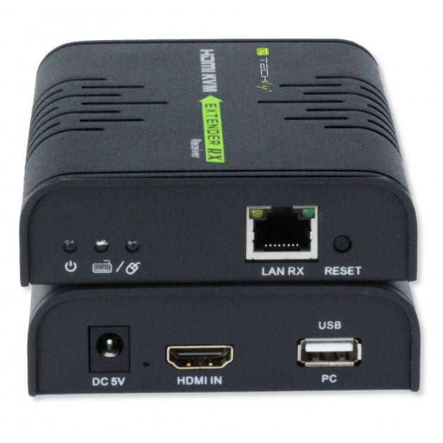 Techly IDATA HDMI-KVM2 HDMI KVM Extender 120m Cat6 1080p USB - view 3