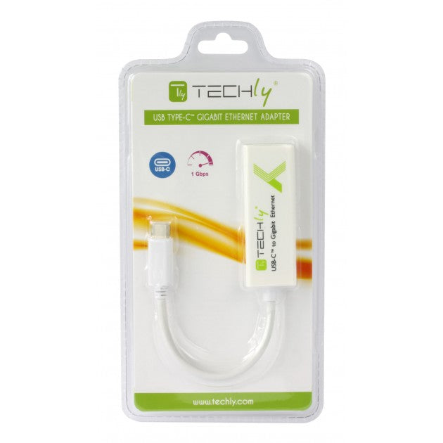 Techly IADAP USB31-ETGIGA USB-C to Gigabit Ethernet Adapter - view 2