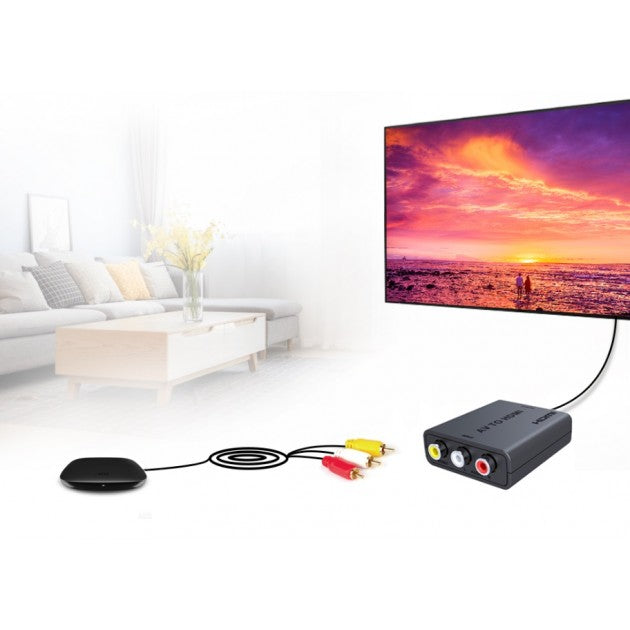 Techly IDATA SPDIF-7 Composite RCA to HDMI AV Converter - view 4
