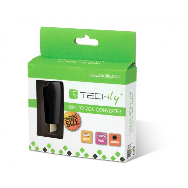 Techly IDATA HDMI-VGA2MABT2 HDMI to VGA Converter with Audio - view 2