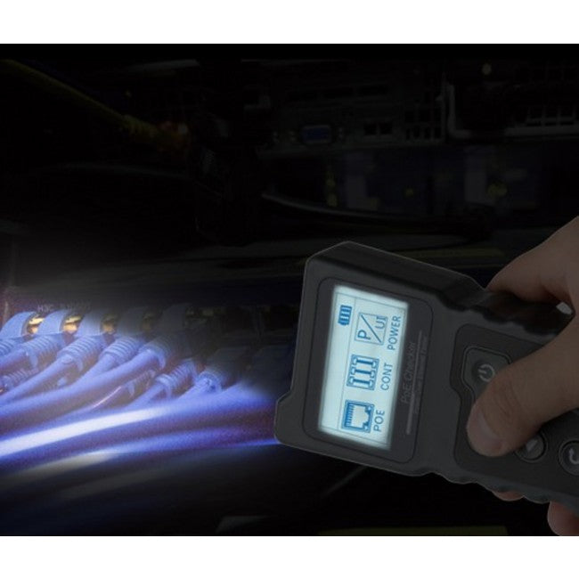 Techly I-CT PRO-POECK Professional PoE RJ45 Network Tester - view 3