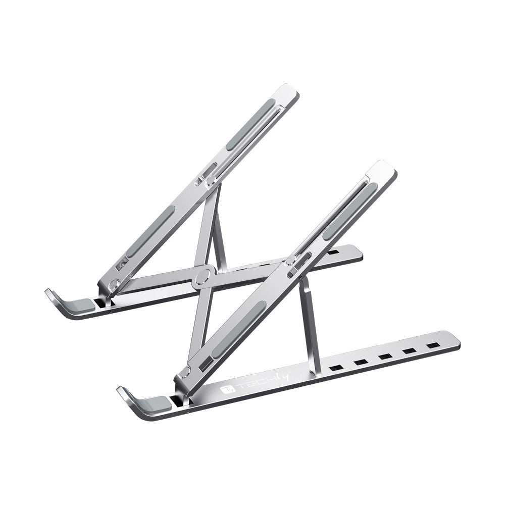 Techly ICA-TBL 134TY Πτυσσόμενη Βάση Αλουμινίου Laptop – 10"–16", 6 Γωνίες