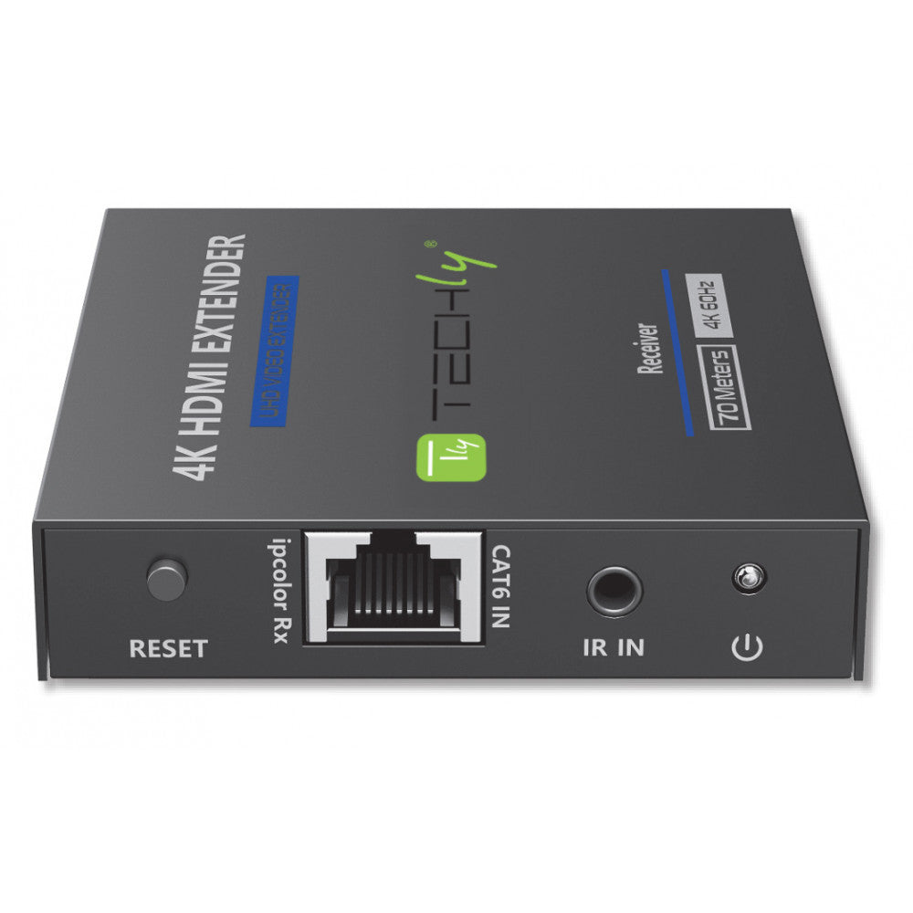 Techly IDATA EXT-565 4K HDMI extender transmitter and receiver over Cat.6/6A/7 — TV & Home Cinema