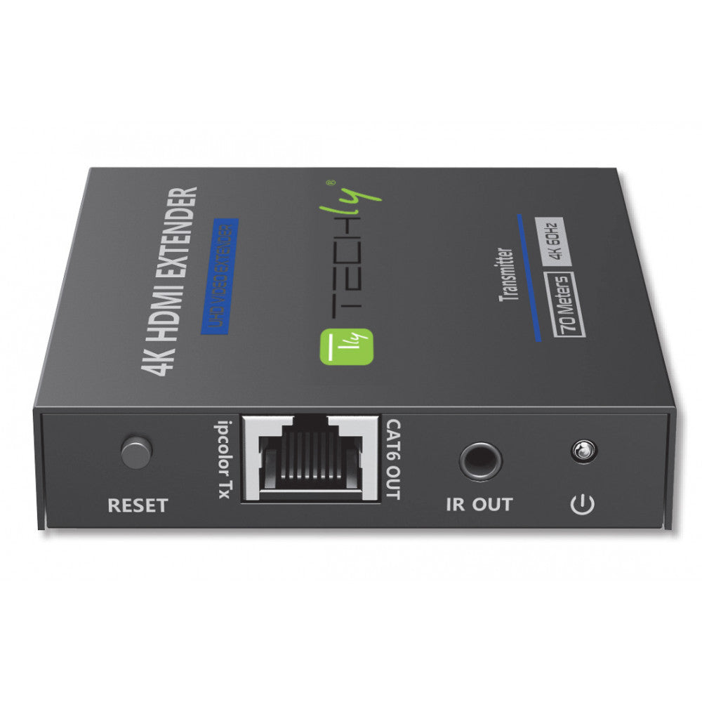 Techly IDATA EXT-565 4K HDMI extender transmitter and receiver over Cat.6/6A/7 — TV & Home Cinema