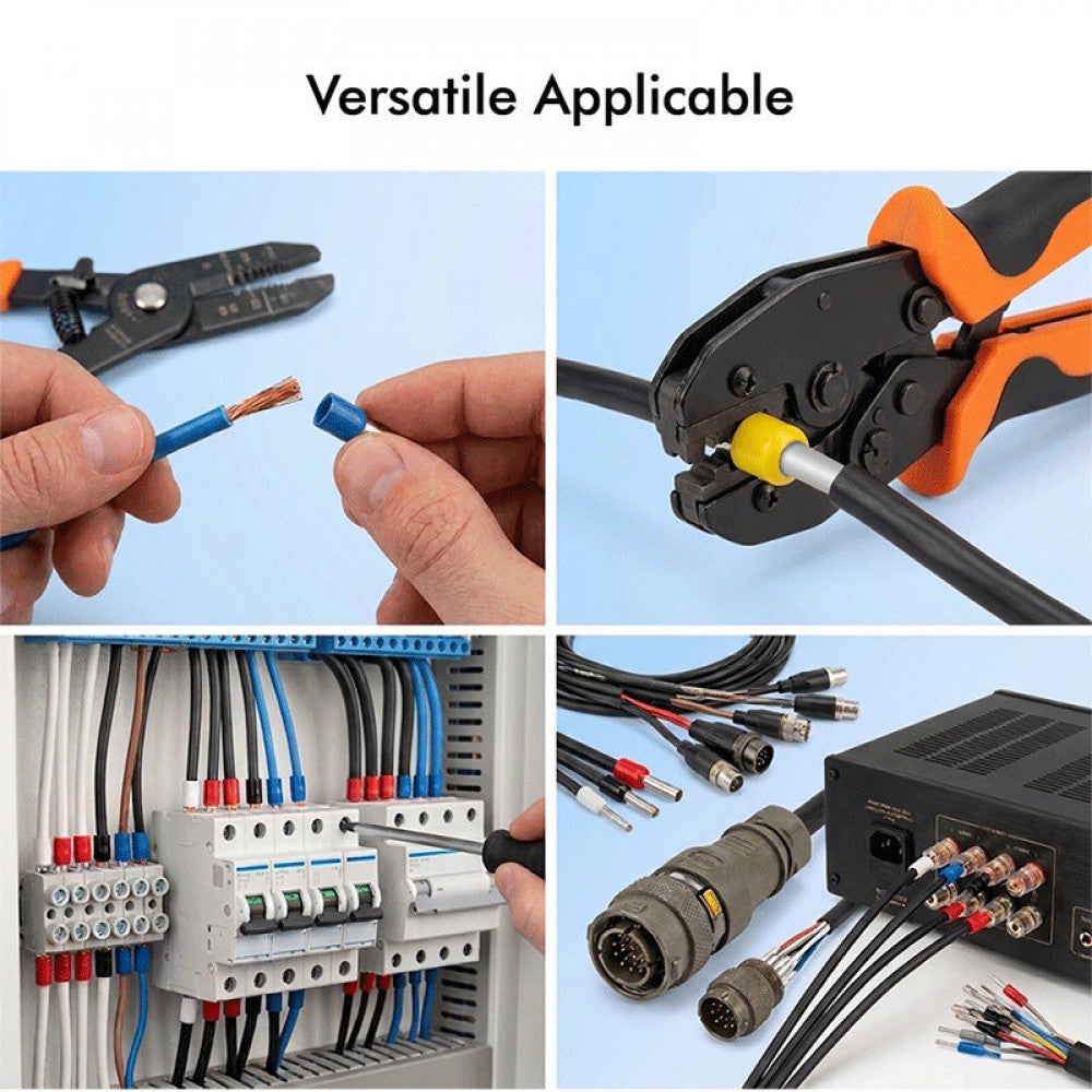 LogiLink IPW-MC-KIT1200 σετ μονωμένων ακροδεκτών 1200 τεμαχίων χρωματικά κωδικοποιημένο σε θήκη — Cables & Connectors