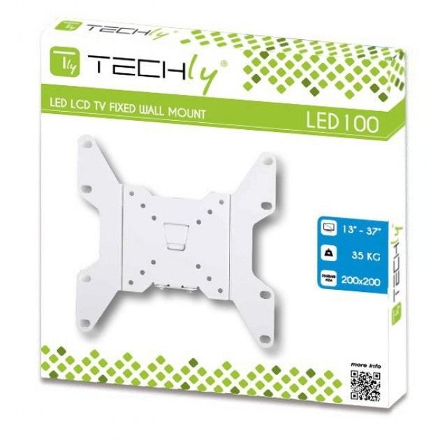 Techly ICA-LCD 114 Fixed TV Wall Mount 13-37" White - view 4