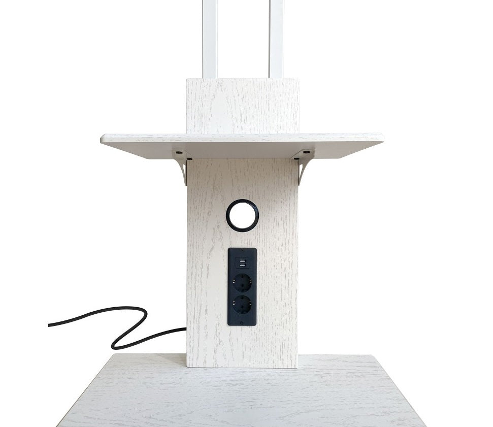 Techly ICA-TR57PDU Floor Stand for 32-70" TV with Power Sockets - view 5