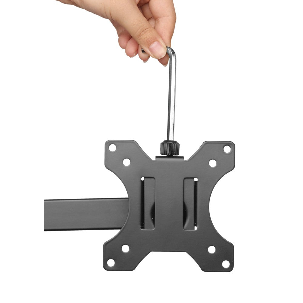 Techly ICA-LCD 582-D Dual Monitor Desk Stand 13''–32'' – 2×8kg, 360° & VESA 100×100