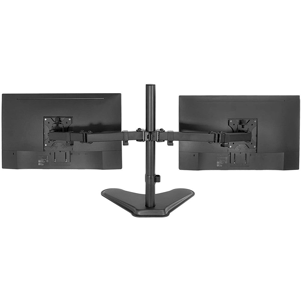 Techly ICA-LCD 2524 Dual Desktop Monitor Stand 13–32'' – 2×8kg, VESA 100×100 & Cable Mgmt