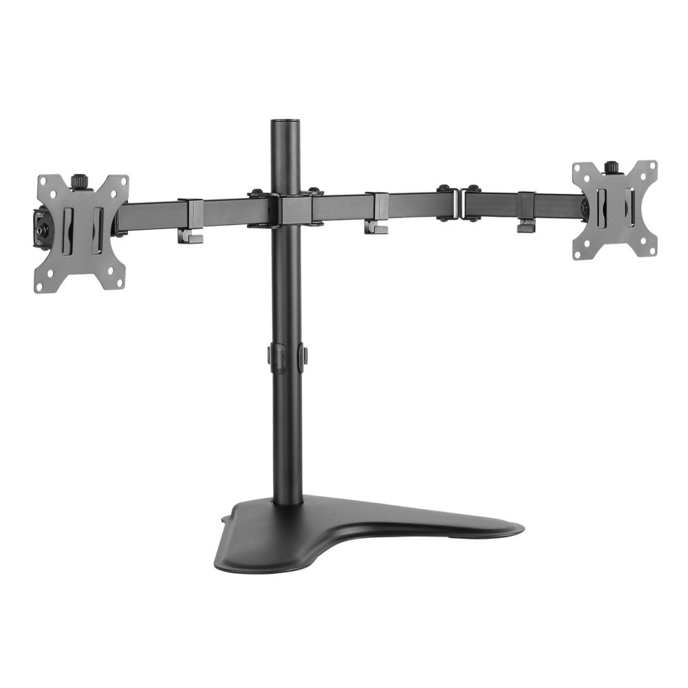 Techly ICA-LCD 2524 Dual Desktop Monitor Stand 13–32'' – 2×8kg, VESA 100×100 & Cable Mgmt