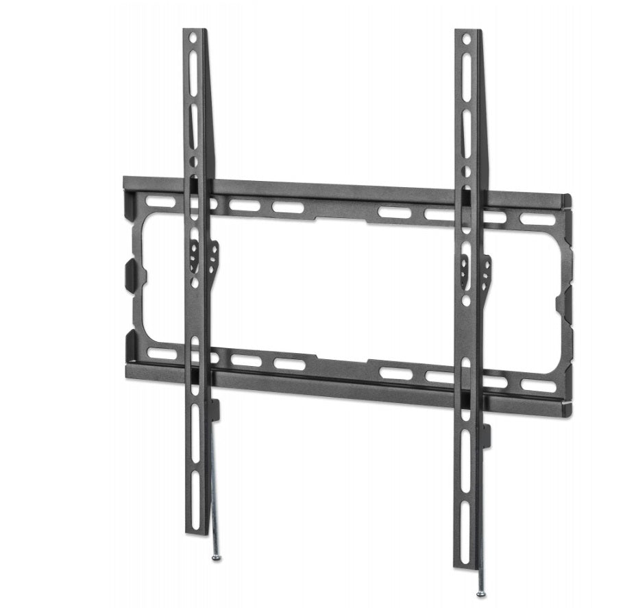 Manhattan ICA-PLB 133LM2 – Ultra-Slim TV Wall Mount 32''–70'', 45kg, VESA 400×400, Black