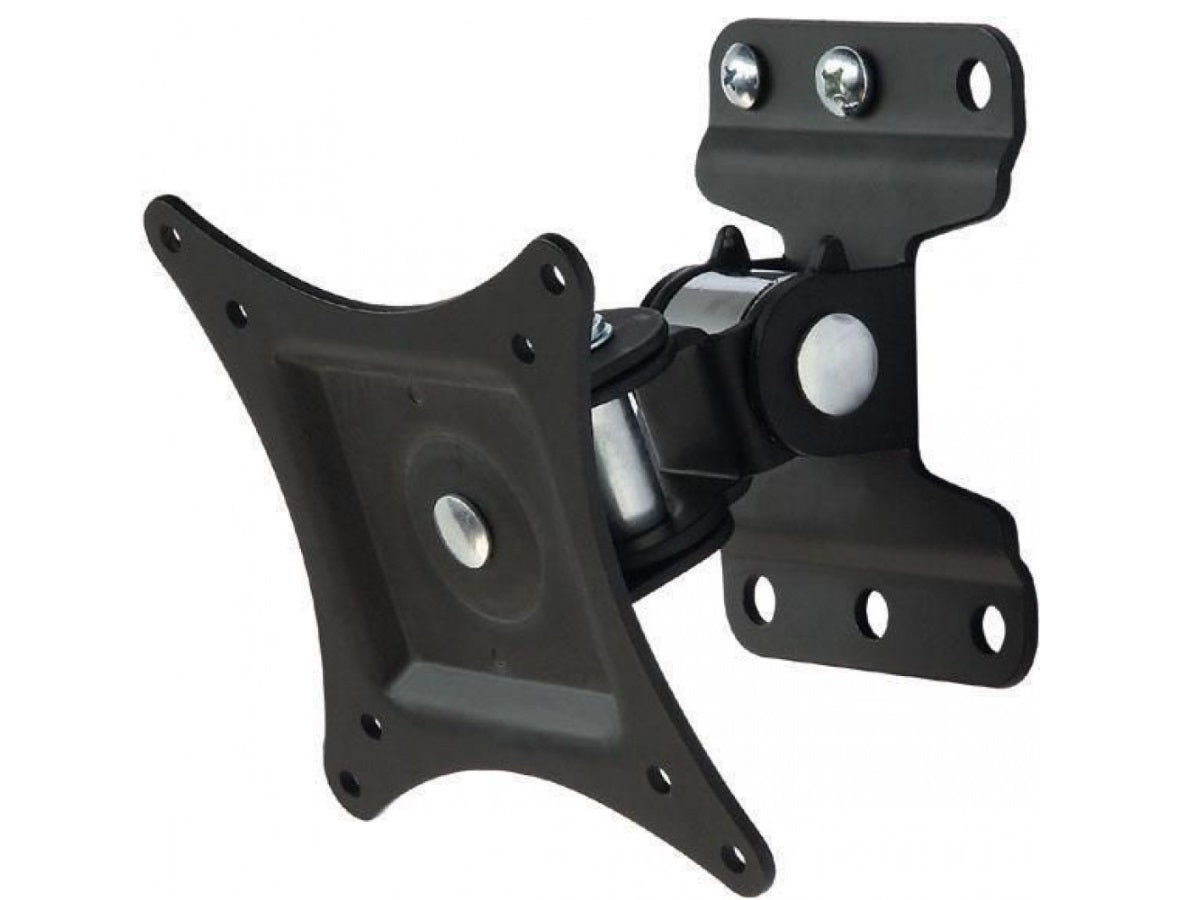 Techly ICA-LCD 201BK Full-Motion TV Wall Mount – 13"–30", VESA 100×100, 23kg, Black