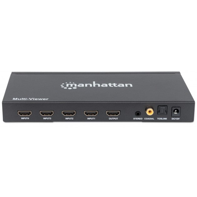 Manhattan IDATA HDMI-41MVMH Multiviewer HDMI 4 Θυρών – 1080p, IR Τηλεχειριστήριο