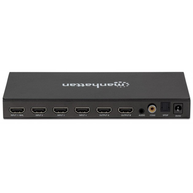 HDMI Matrix Manhattan IDATA HDMI-MX42M 4x2 4K – Έξοδος Ήχου TOSLINK/Coaxial & IR Remote