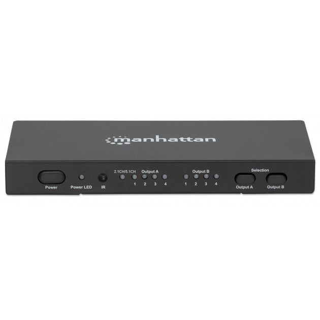 HDMI Matrix Manhattan IDATA HDMI-MX42M 4x2 4K – Έξοδος Ήχου TOSLINK/Coaxial & IR Remote