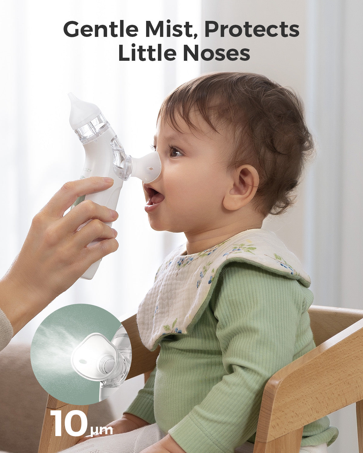 Momcozy BreezyClear Ηλεκτρικός Ρινικός Αποφρακτήρας 2-σε-1 — Momcozy