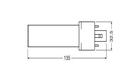 LEDVANCE OSRAM DULUX LED S7 EM & AC – G23 3.5W 4000K, 400lm & Mercury-Free