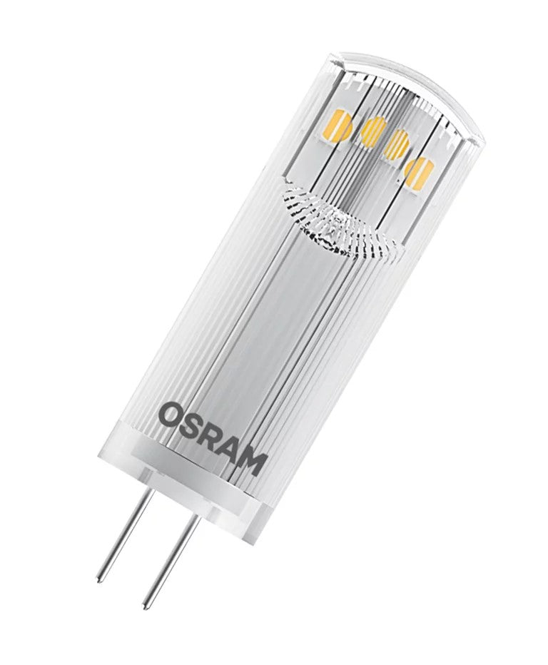 OSRAM LED Base PIN20 G4 1.8W 2700K Clear – 200lm, 12V AC/DC & 5-Pack