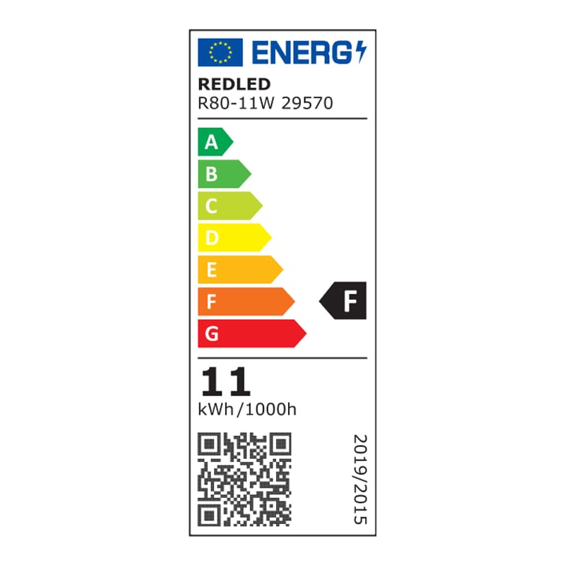 Λάμπα LED R80 E27 RP 11 W 3000 K – 1170 lm Θερμό Λευκό & Δέσμη 180°