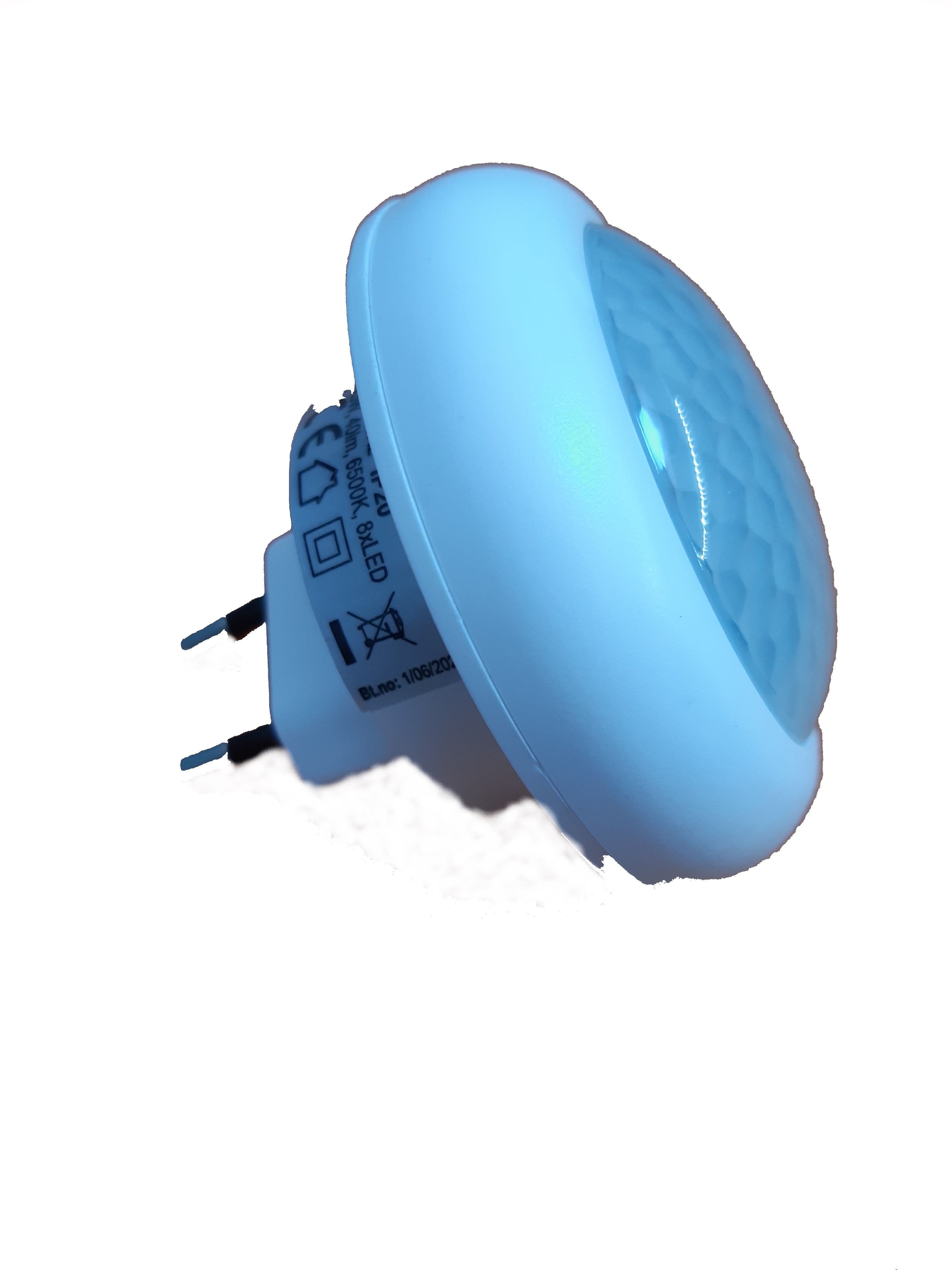 LED Νυκτός Πρίζας Orno ORN-LA-2 230 V – PIR 5 m, Αισθητήρας Φωτός & 6500 K