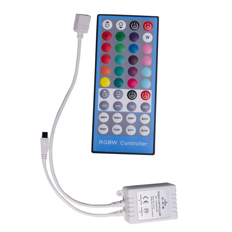 Σετ Ταινίας LED RP 5050 RGB+Λευκό 5 m 12 V IP20 – 14.4 W/m, Τηλεχειριστήριο & Τροφοδοτικό