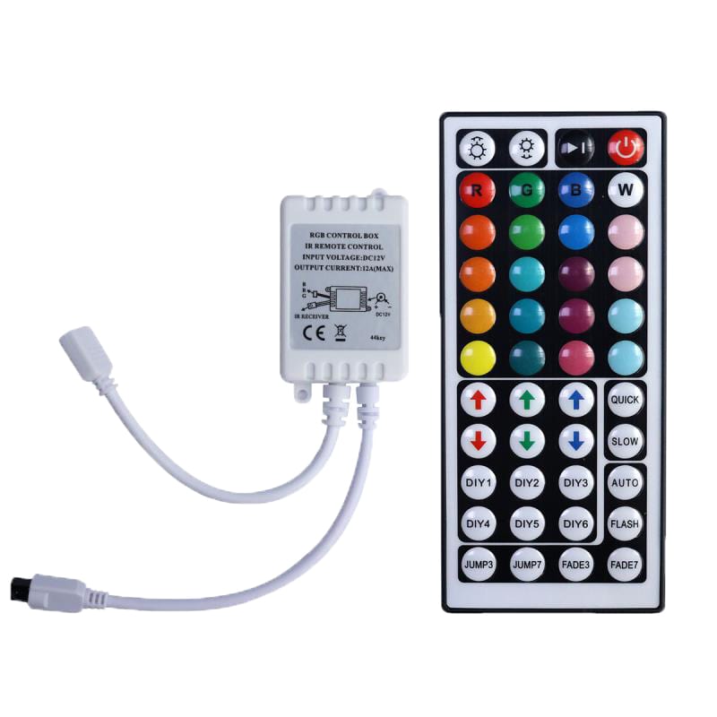 Σετ Ταινίας LED RP 5050 RGB 5 m 12 V IP20 – 7.2 W/m, Τηλεχειριστήριο & Τροφοδοτικό