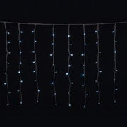RP 240 LED Κουρτίνα Συμμετρική Ψυχρό Λευκό – 20 Σειρές Διάφανο Καλώδιο, IP44 & Επεκτάσιμη