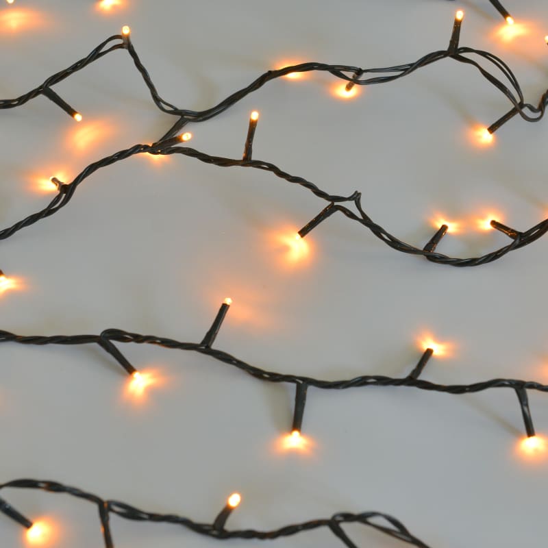 REDLED RP 700 Christmas String Lights – 700 Bulbs, 34.95m, Warm White, IP44