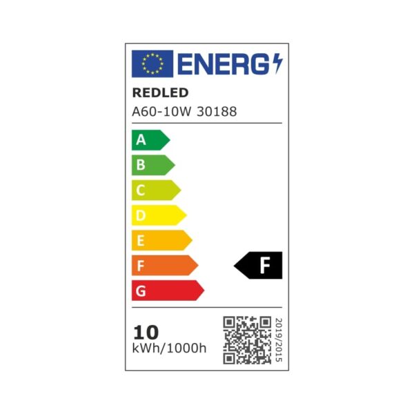 REDLED A60 Multi-Voltage LED Bulb – 10W, 4000K, E27, 12V/24V/42V AC-DC