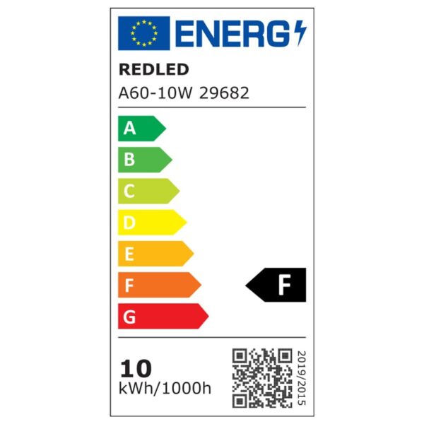 REDLED A60 Multi-Voltage LED Bulb – 10W, 3000K Warm, E27, 12V/24V/42V AC-DC