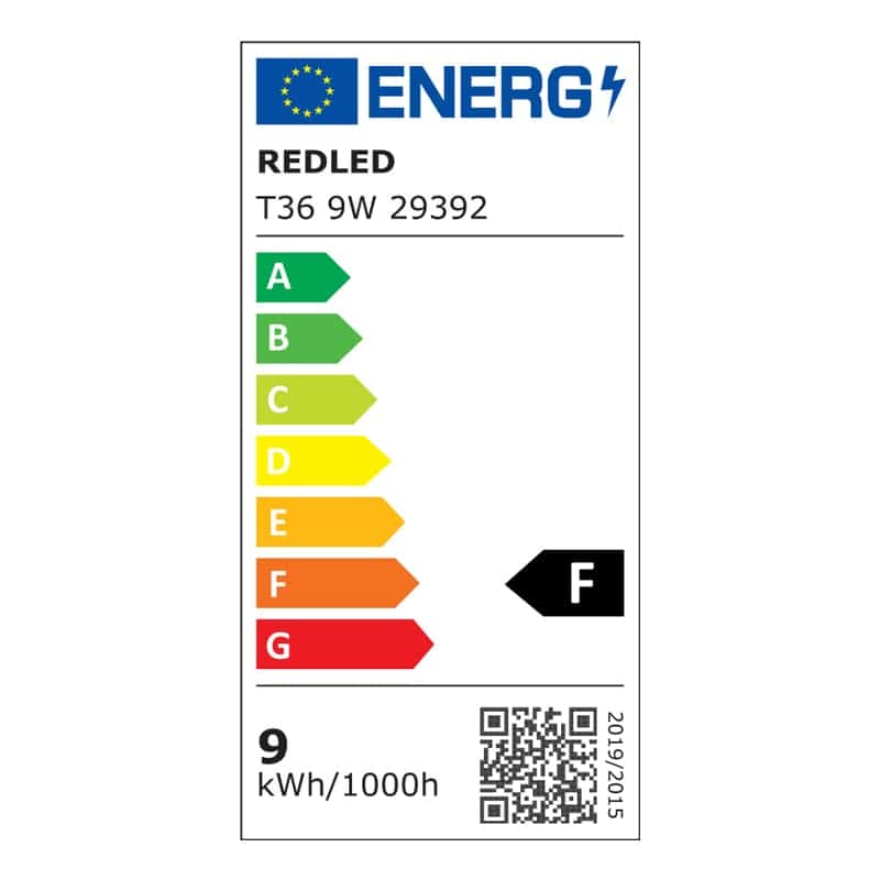 RP Lamp Led T36 - 9W/3000K/Ε27/230V/Warm White