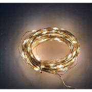 Micro LED Λαμπάκια AD 200 Θερμό Λευκό 14.9 m – Ασημί Σύρμα, 8 Προγράμματα & IP44