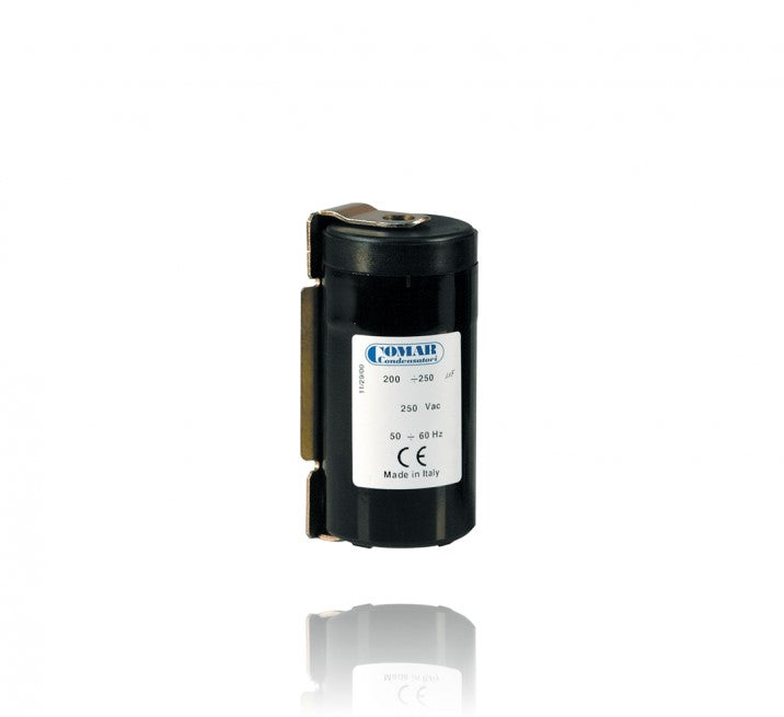 Πυκνωτής Εκκίνησης VLC 200–250 µF 250 V AC – Βακελιτικό Περίβλημα, Μονοφασικός Κινητήρας
