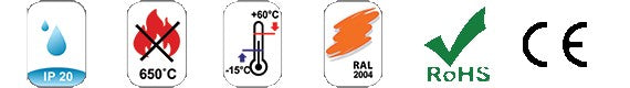 Στρογγυλό Κουτί Διακλάδωσης Courbi 08-21001-001 Φ72×30 mm – IP20 & Πορτοκαλί