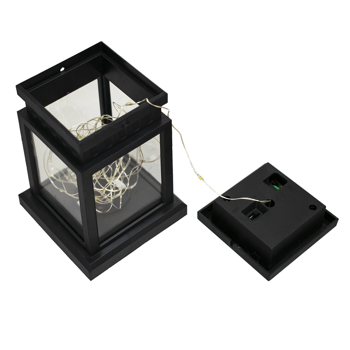 Ηλιακό Φανάρι Κήπου GloboStar 71505 5 W 3000K IP65 – 300 lm Γιρλάντα LED & Αισθ. Ημέρας