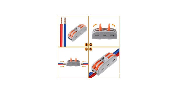 Elmark Quick Connector 3-In 9-Out – 32A, 0.75-4.0 mm² & Tool-Free Plug-In