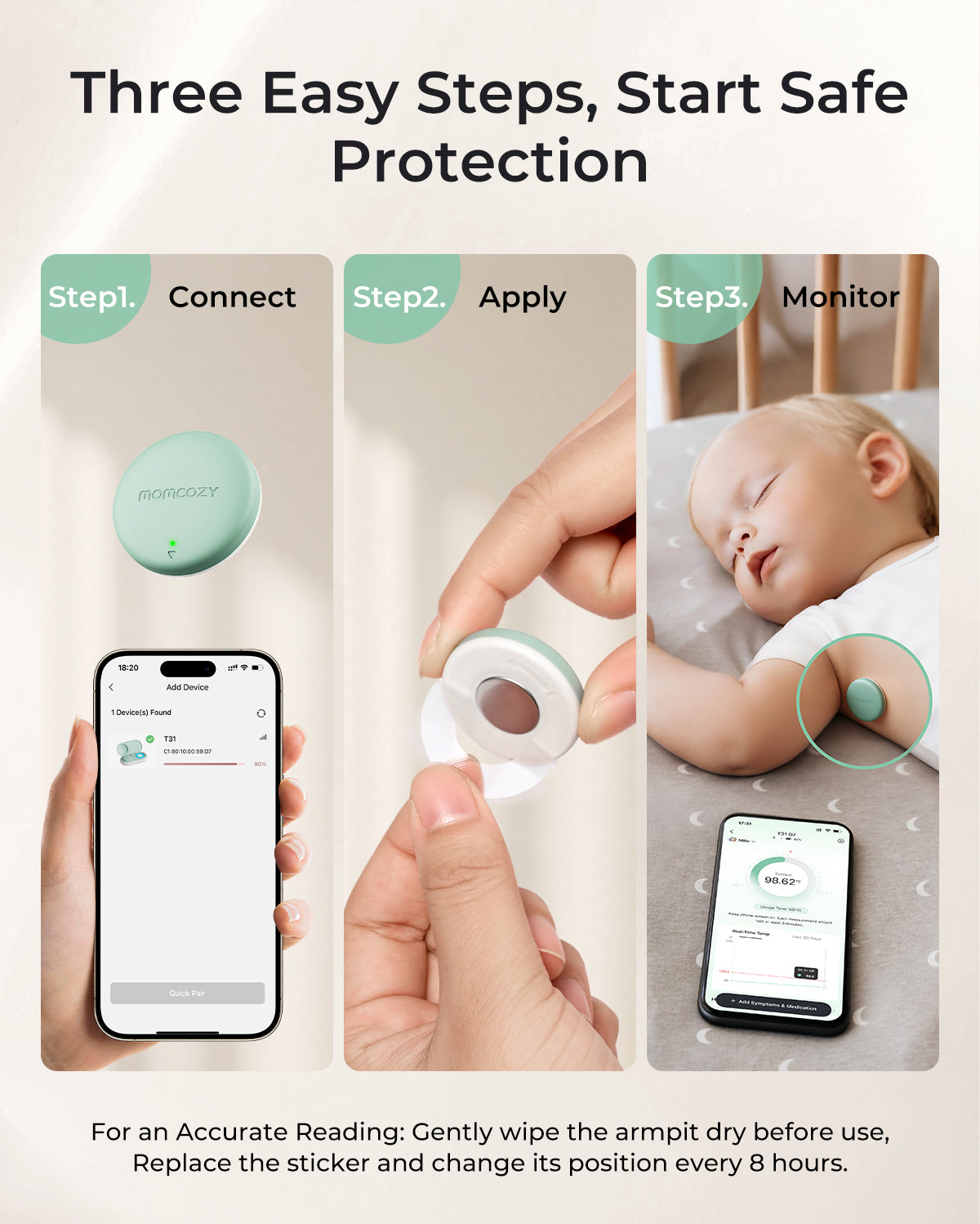 Momcozy Smart Baby Thermometer — Momcozy